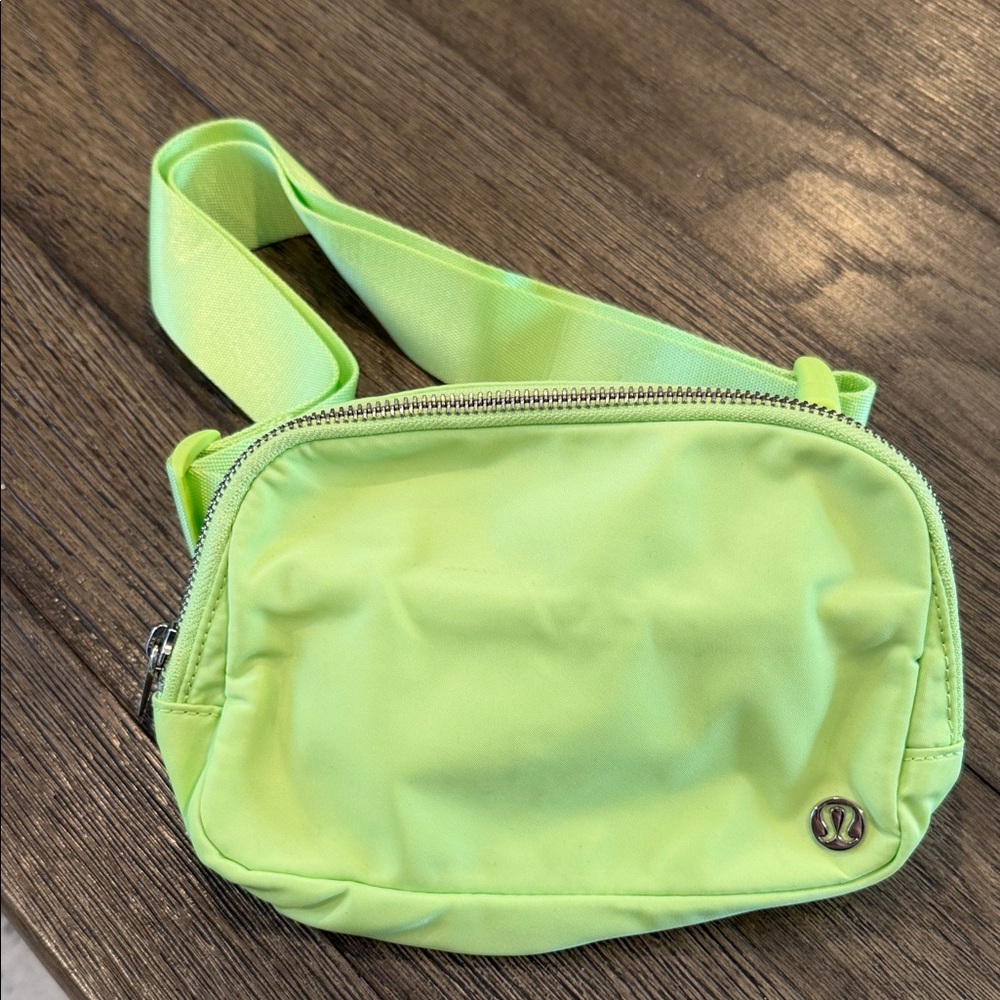 Lululemon Neon Lime Crossbody Belt Bag